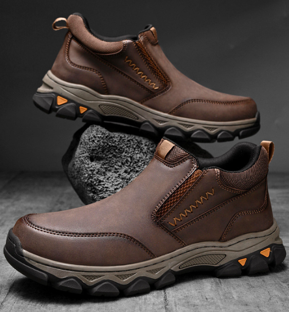 ⏰Last day 60% OFF - 2025 New Hot selling men's casual thick-soled non-slip orthopedic leather boots