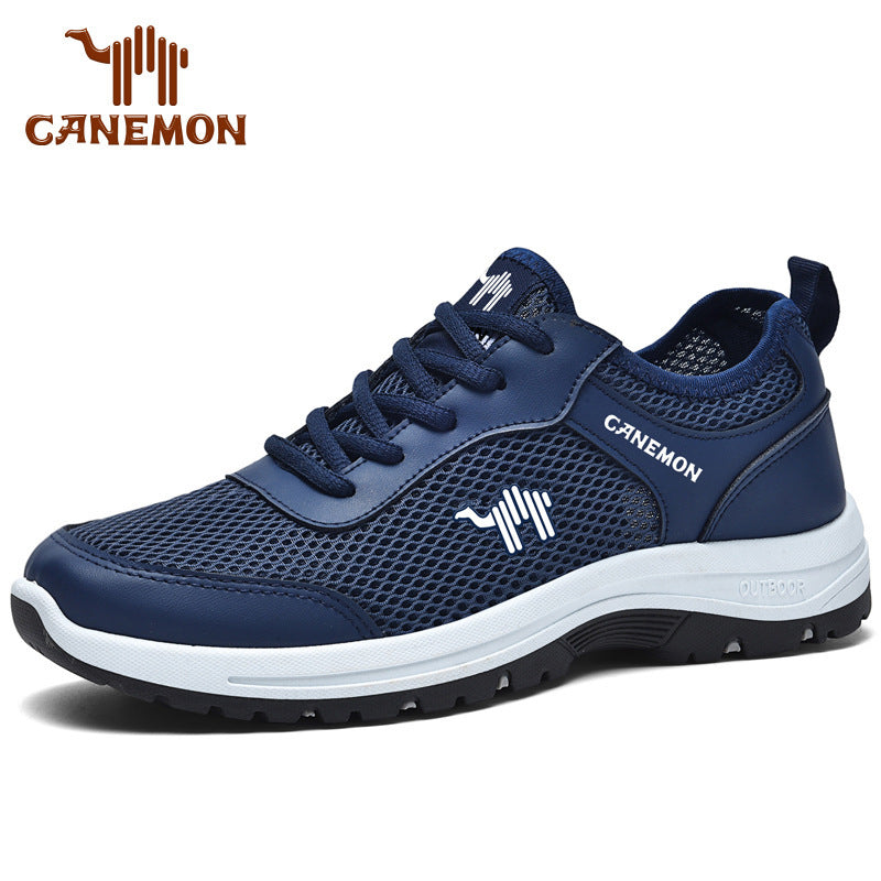 🔥Last Day Promotion 70% OFF🔥Men's mesh lightweight and breathable travel shoes, non-slip walking shoes