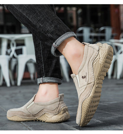 Last day 70% off 🔥⏱️Christmas sale⏱️🔥Men's genuine slip-on loafers