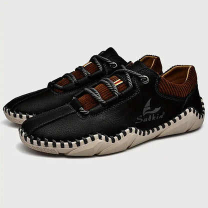 🔥On This Week Sale 70% OFF🔥Men's   Leather Orthopedic Shoes - Improve Posture and Get Rid of Painless Walking & Driving