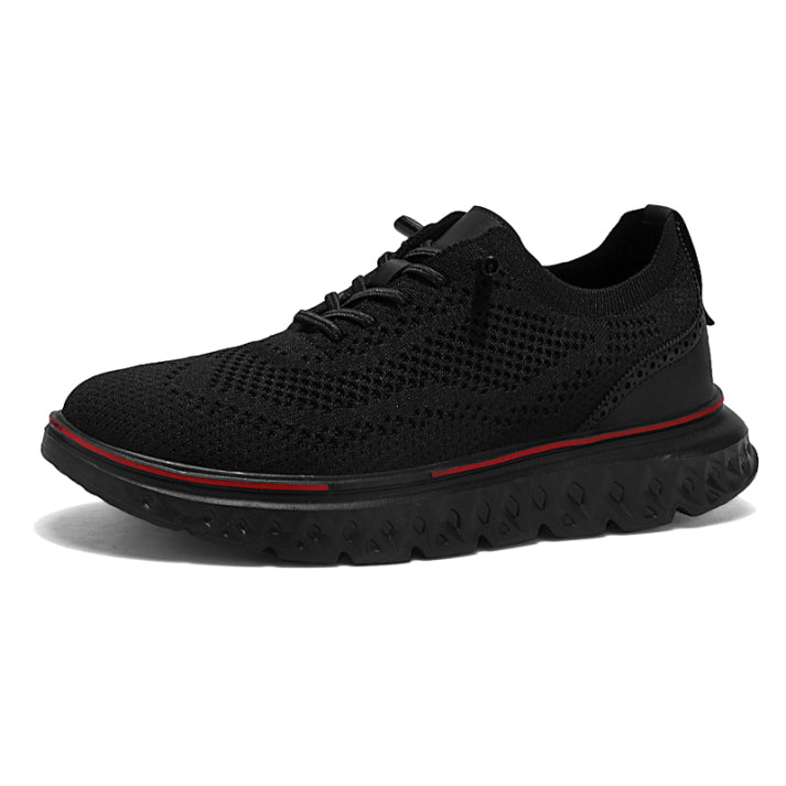 ⏰LAST DAY - 70% OFF🛒Men's Hands Free Slip On Oxford Shoes – Ultra Comfortable knitted fabric shoes, Lightweight Casual Walking Sneakers