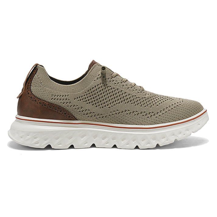 ⏰LAST DAY - 70% OFF🛒Men's Hands Free Slip On Oxford Shoes – Ultra Comfortable knitted fabric shoes, Lightweight Casual Walking Sneakers