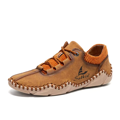 🔥On This Week Sale 70% OFF🔥Men's   Leather Orthopedic Shoes - Improve Posture and Get Rid of Painless Walking & Driving