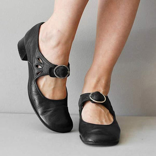 Vintage Round Toe Orthopedic Shoes