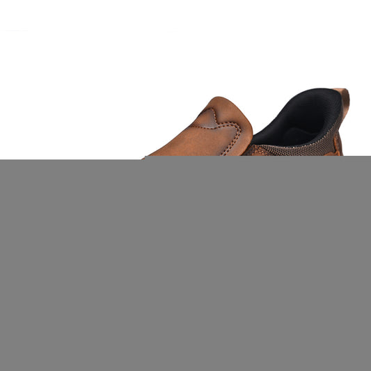 ⏰Promotion 60% OFF - 2025 New Men's Orthopedic Hands-Free Genuine Leather Slip On Loafers