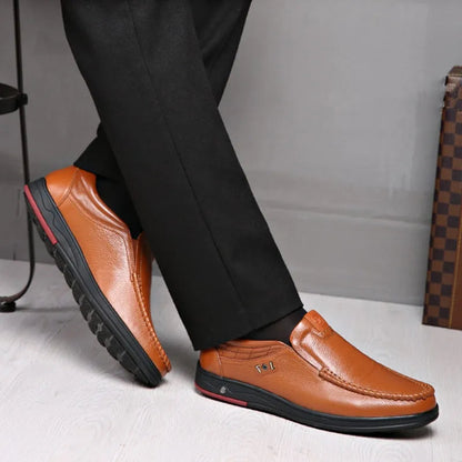 Men’s Orthopedic Walking Shoes, British Business Leather Shoes