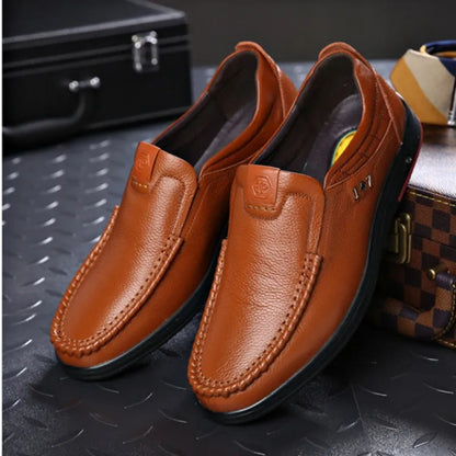 Men’s Orthopedic Walking Shoes, British Business Leather Shoes