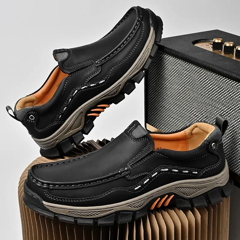 ⏰Promotion 60% OFF - 2025 New Men's Orthopedic Comfortable Casual Genuine Leather Slip On Loafers