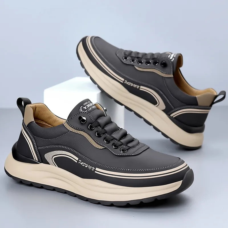 ⏰Last Day! 50% OFF 🔥Men's Comfortable Lightweight Leather Slip-On Orthopaedic Shoes