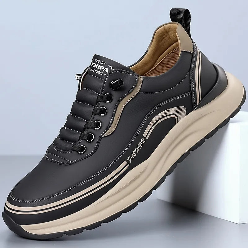 ⏰Last Day! 50% OFF 🔥Men's Comfortable Lightweight Leather Slip-On Orthopaedic Shoes