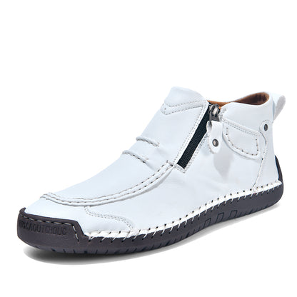 ⏰ Limited-Time 70% OFF – Men’s   Leather Driving Boots | Wide Toe, Arch Support, Waterproof, Pressure Relief, Non-Slip Comfort for Everyday & Travel