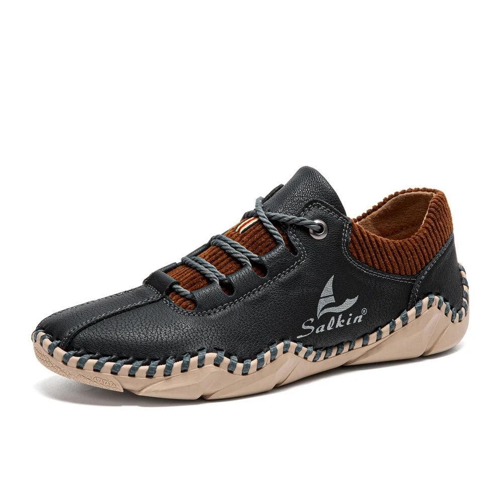 🔥On This Week Sale 70% OFF🔥Men's   Leather Orthopedic Shoes - Improve Posture and Get Rid of Painless Walking & Driving