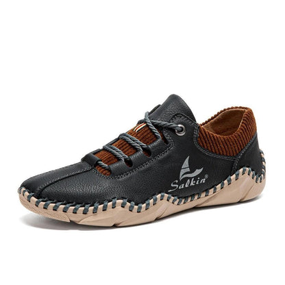 🔥On This Week Sale 70% OFF🔥Men's   Leather Orthopedic Shoes - Improve Posture and Get Rid of Painless Walking & Driving