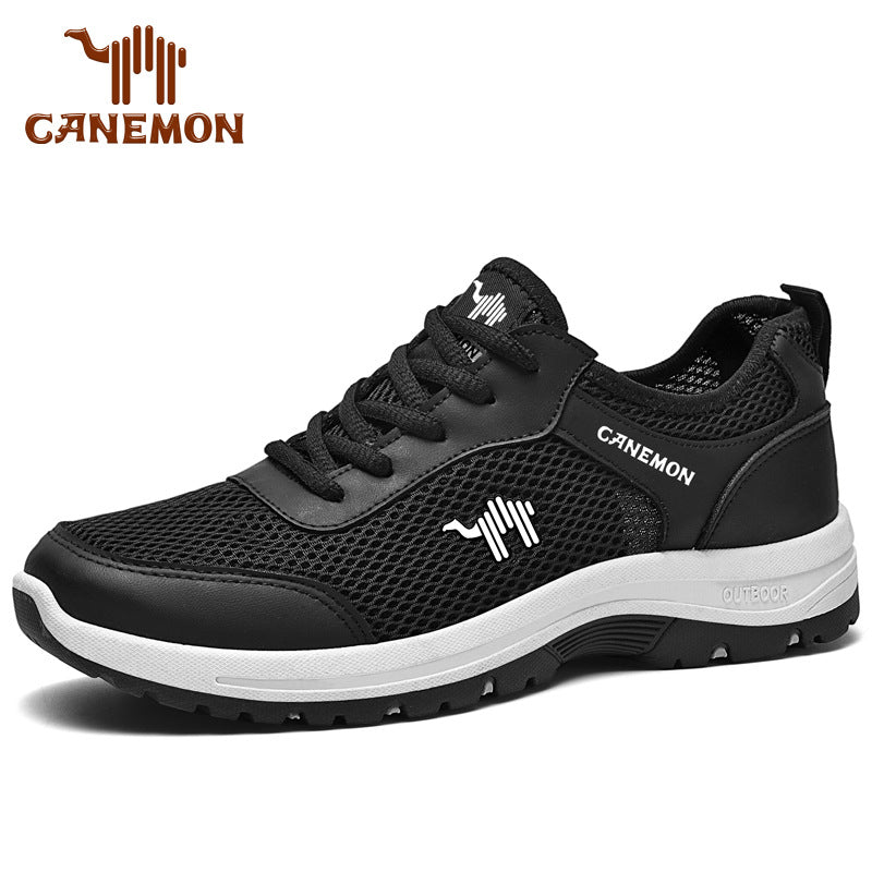 🔥Last Day Promotion 70% OFF🔥Men's mesh lightweight and breathable travel shoes, non-slip walking shoes