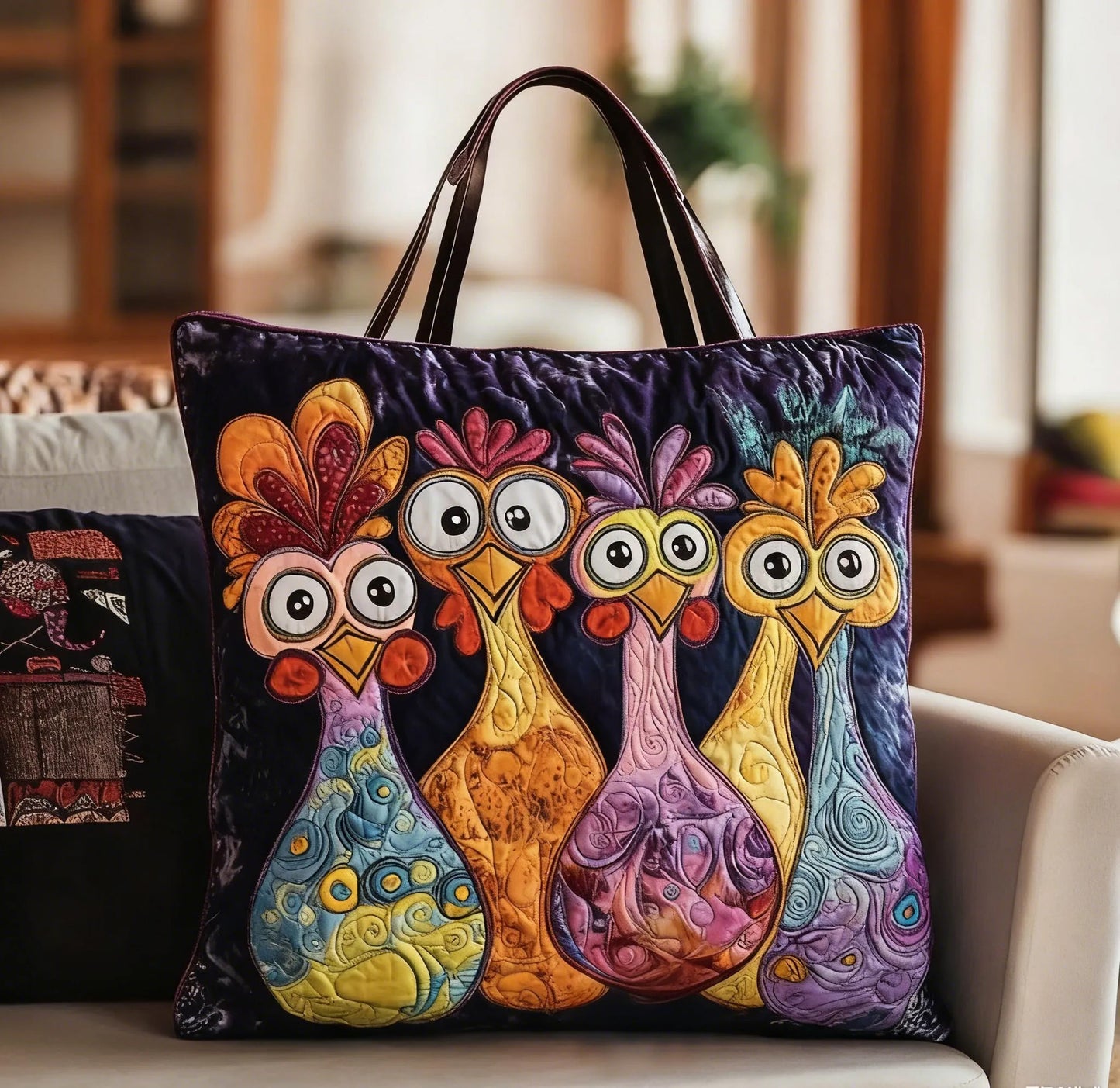 Funny Five XR3009014CL Quilted Tote Bag