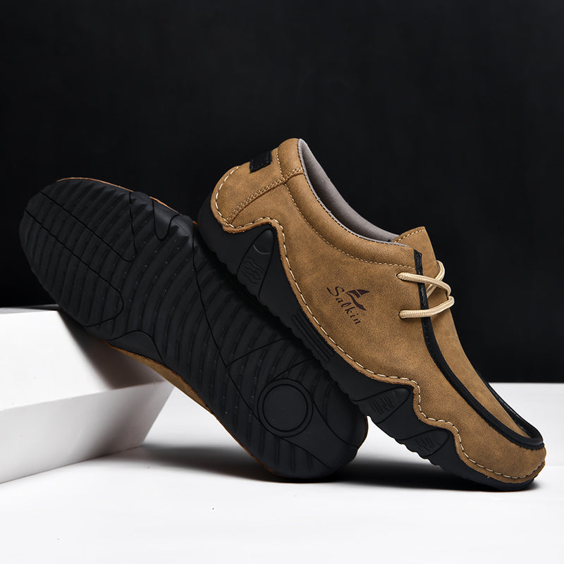 Men's Daily Lightweight Comfortable And Durable Slip-On Arch Support Orthopedic Loafers