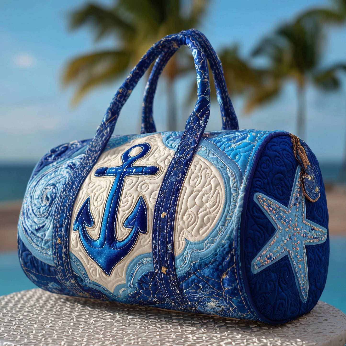Nautical Quilted Duffle Bag GFTOMA3562