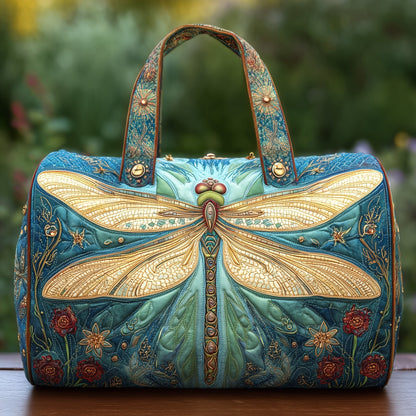 Elegant Dragonfly Quilted Duffle Bag GFTONL5706