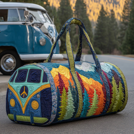 Hippie Vibe Quilted Duffle Bag GFTONL5858