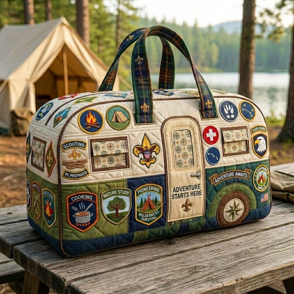 Adventure Scout Quilted Duffle Bag GFTOQM4152