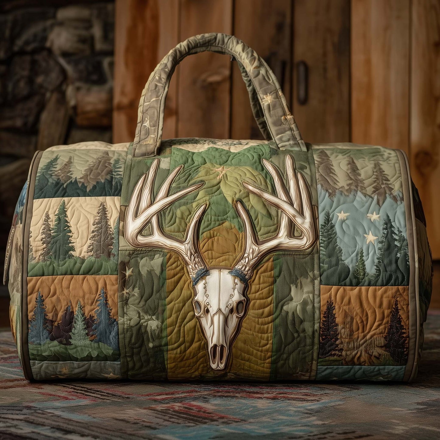Hinterland Stag Quilted Duffle Bag GFTOTG2536