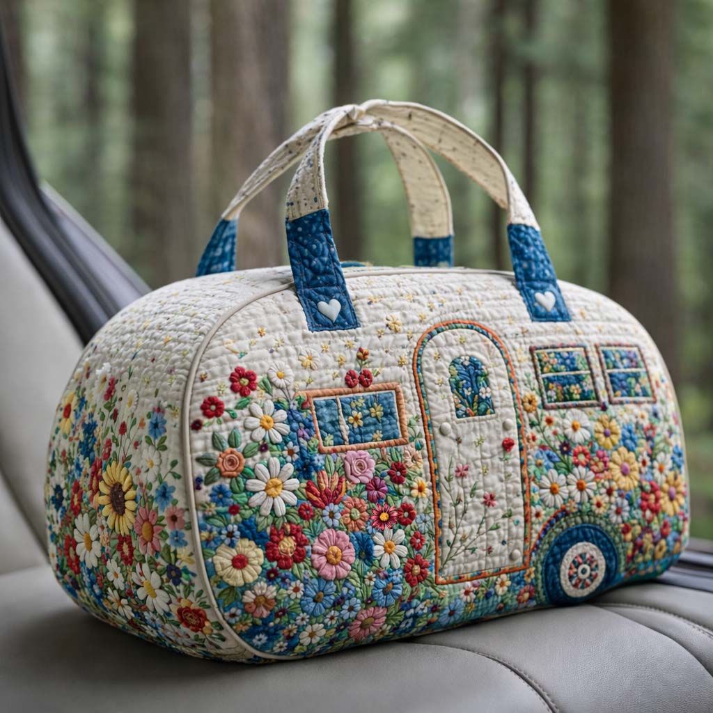 Blooming Trip Quilted Duffle Bag GFTOTG3562