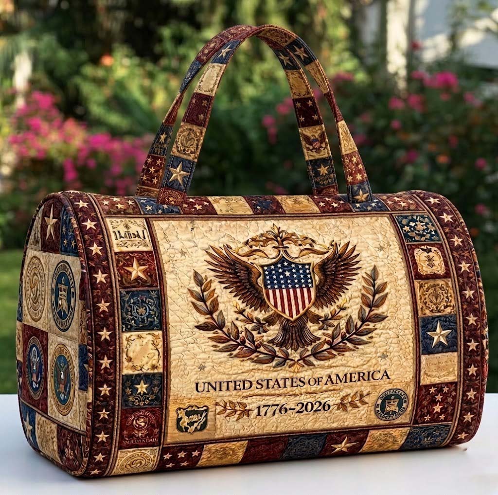 Heritage Patch Quilted Duffle Bag GFTOTG3882