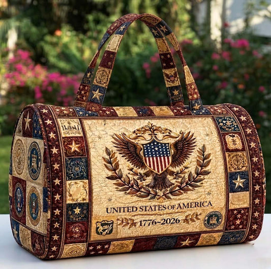 Heritage Patch Quilted Duffle Bag GFTOTG3882