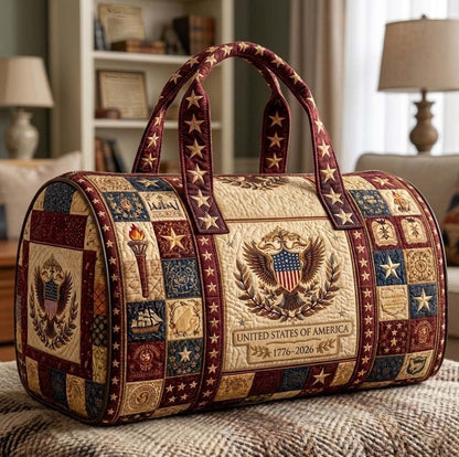 Heritage Patch Quilted Duffle Bag GFTOTG3886