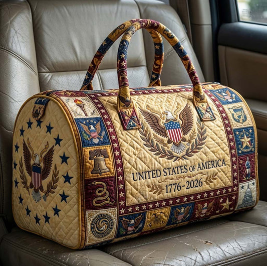 Heritage Patch Quilted Duffle Bag GFTOTG3888