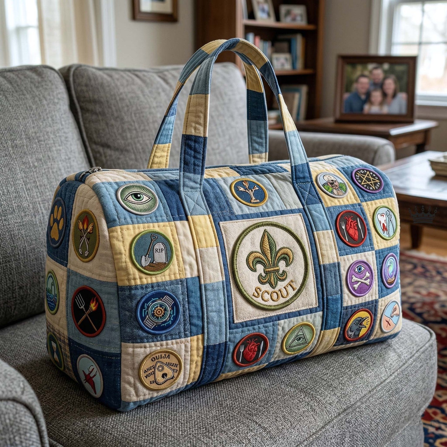 Merit Emblems Quilted Duffle Bag GFTOTP18192