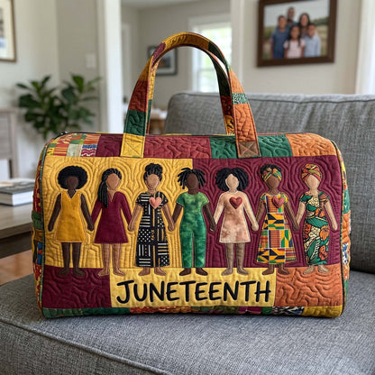 Melanin Legacy Quilted Duffle Bag GFTOTP18311