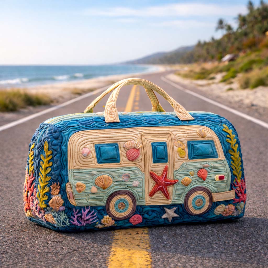Cozy Camper Quilted Duffle Bag GFTOYC3254