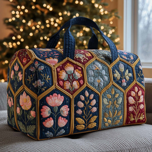 Floral Grace Quilted Duffle Bag GFTOYC3336
