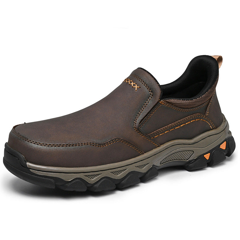 ⏰Promotion 60% OFF - Men's Orthopedic Hands-Free Genuine Calfskin Leather Slip On Loafers