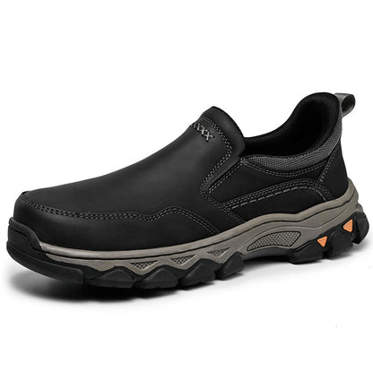 ⏰Promotion 60% OFF - Men's Orthopedic Hands-Free Genuine Calfskin Leather Slip On Loafers
