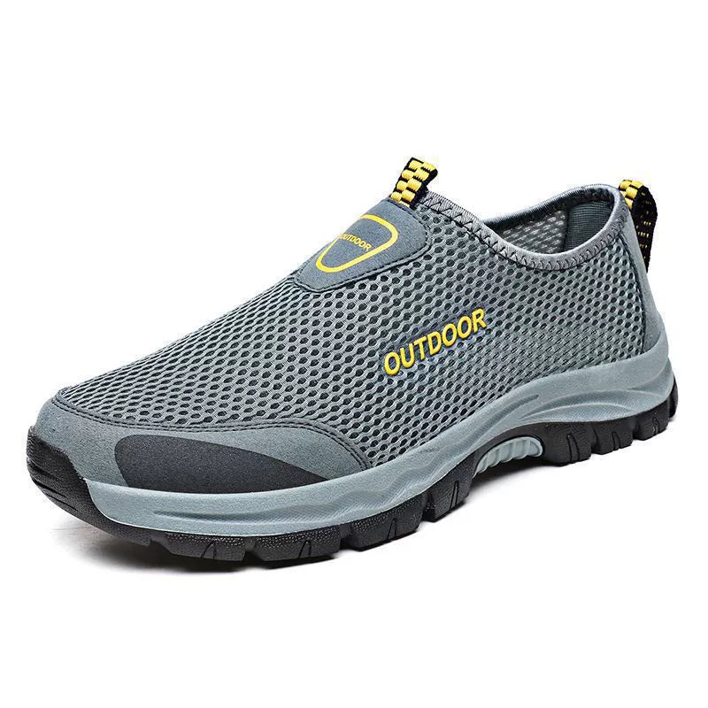 🔥Last Day Promotion 70% OFF🔥Men's mesh lightweight and breathable travel shoes, non-slip shoes