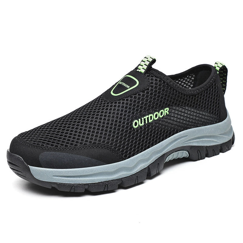 🔥Last Day Promotion 70% OFF🔥Men's mesh lightweight and breathable travel shoes, non-slip shoes