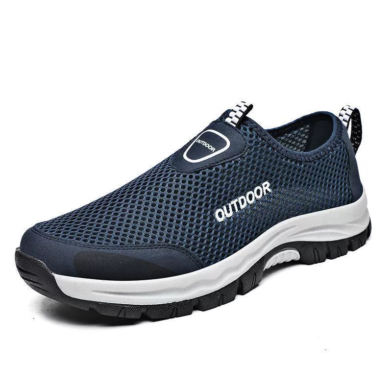 🔥Last Day Promotion 70% OFF🔥Men's mesh lightweight and breathable travel shoes, non-slip shoes