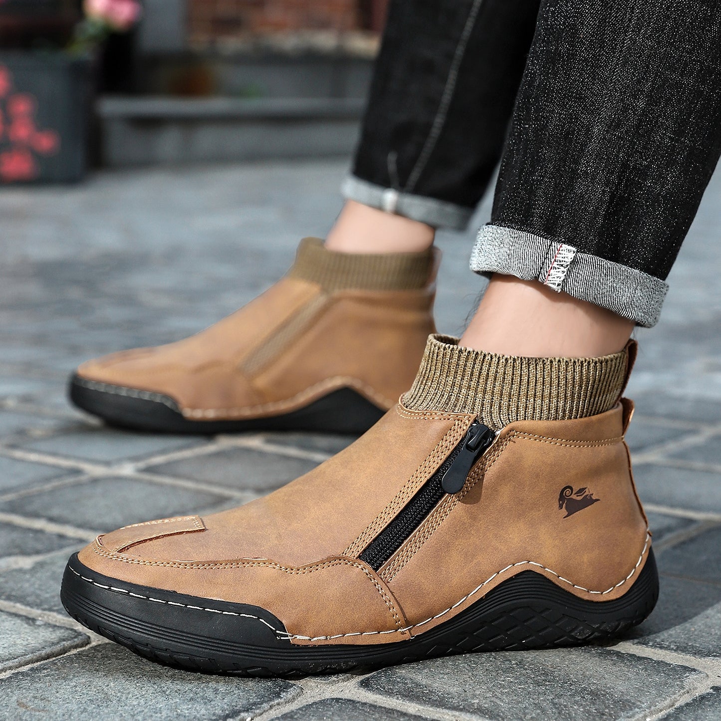 🔥On This Week Sale 70% OFF🔥Men's Casual Sneakers - Breathable Synthetic Upper, Non-Slip Rubber Sole, Comfortable Fabric Lining for Walking & Driving