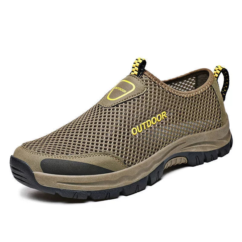 🔥Last Day Promotion 70% OFF🔥Men's mesh lightweight and breathable travel shoes, non-slip shoes