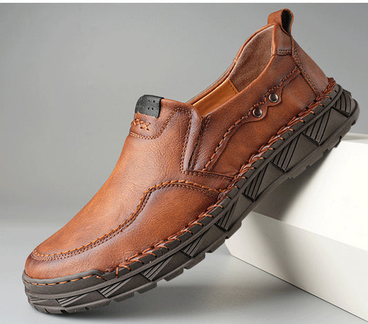 ⏰Promotion - 70% OFF🔥Men's casual leather orthotic loafers with arch support