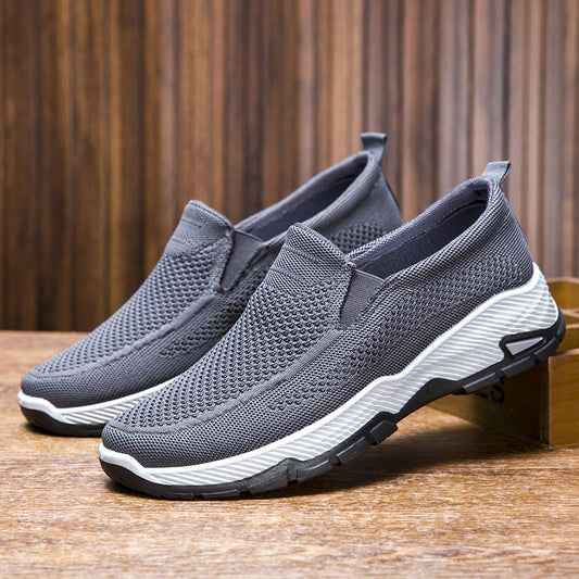 🔥Last Day Promotion 70% OFF🔥2025 Men's mesh lightweight and breathable travel shoes, non-slip shoes