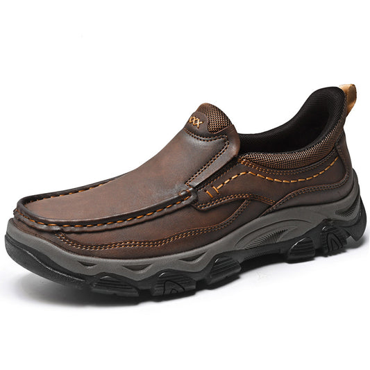 ⏰Promotion 60% OFF - Men's Orthopedic Hands-Free Genuine Calfskin Leather Slip On Loafers