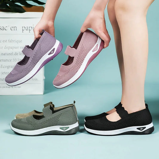 🔥Last Day Promotion 70% OFF🔥- 2025 Women's comfortable breathable knitted sneakers