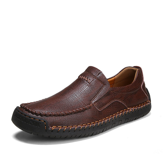 ⏰Promotion - 50% OFF🔥souatsole® Leather Loafers – Slip-On, Orthopedic Arch Support