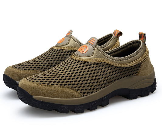 ⏰Promotion - 60% OFF🔥 Mens Casual Slip On Mesh Breathable Walking Hiking Sneaker