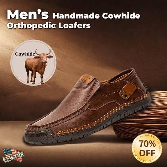⏰Hot sale 70% OFF 🔥 Men's   Genuine Leather Slip-On Loafers