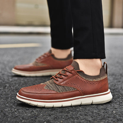 ⏰Promotion - 70% OFF🔥 Handcrafted Men's casual retro leather shoes