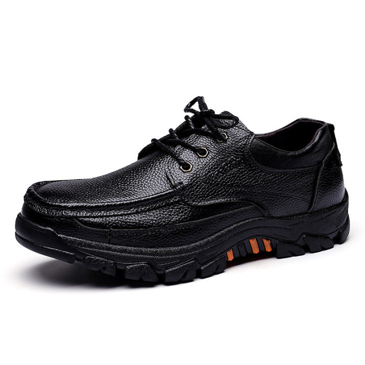 🔥On This Week Sale 70% OFF🔥 Men's Cow Leather Waterproof Comfy Non Slip Soft Slip On Casual Shoes